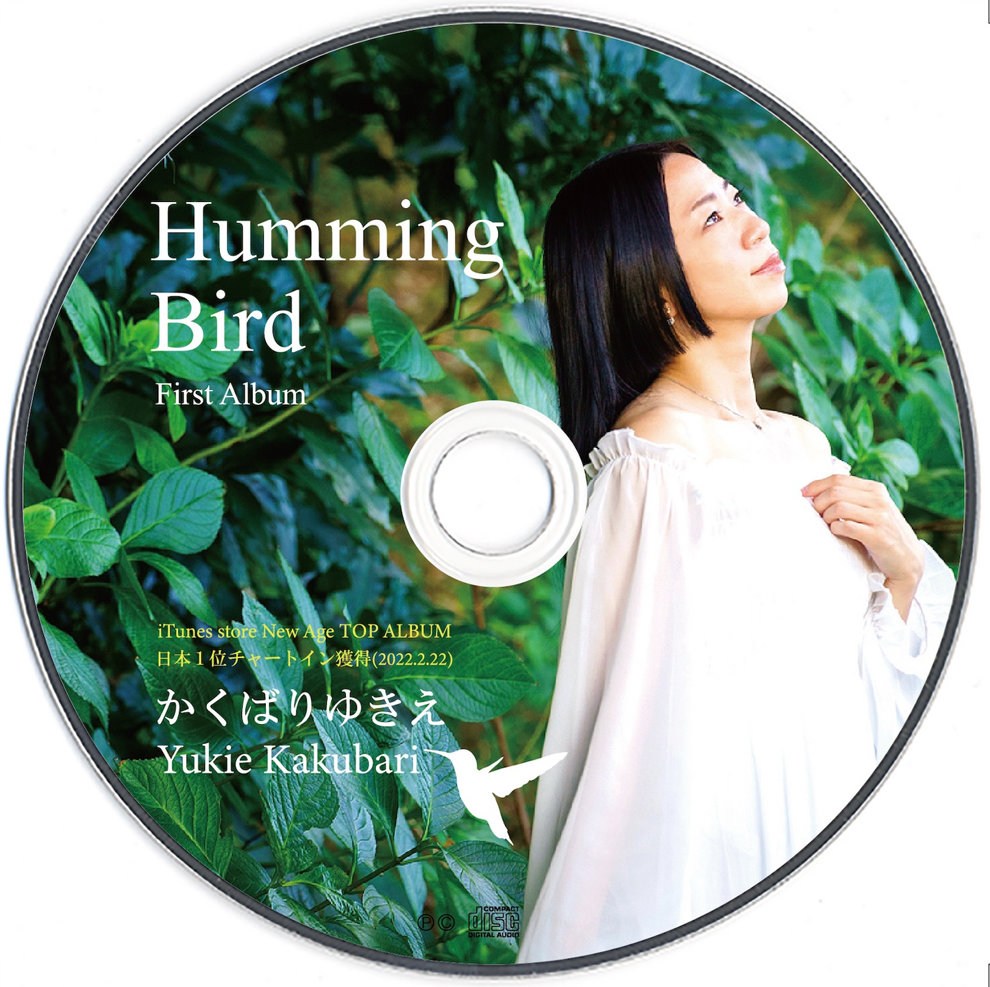 【10枚💿応援SET】かくばりゆきえiTunes NAA日本1位記念CD💿First Album「Humming Bird」